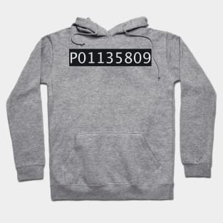 Inmate Number P01135809 Hoodie